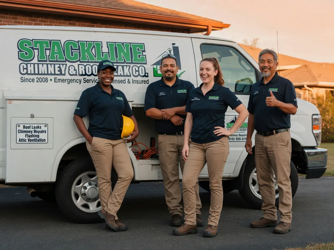 Chimney flashing repair company in Tram, KY